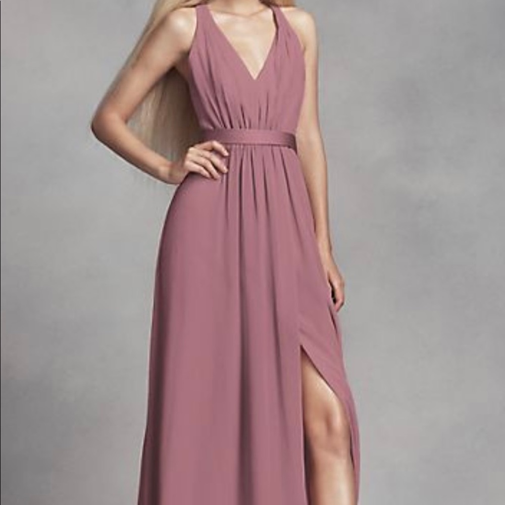Size 22 Vera Wang White Bridesmaid Dress - Picture 6 of 6